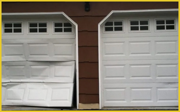 garage door before and after